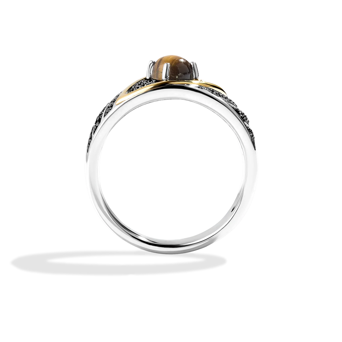 Star Wars™ Galactic Beings Black & White Diamonds Women's Ring in