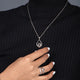 Load image into Gallery viewer, Jewelili Sterling Silver With Parent and One Child Teardrop Pendant Necklace
