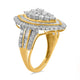 Load image into Gallery viewer, Jewelili Engagement Ring with Baguette Shape and Round Shape Diamonds in 10K Yellow Gold 2.0 CTTW View 7
