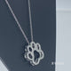 Load and play video in Gallery viewer, Jewelili 10K White Gold With Dog Paw Pendant Necklace
