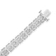 Load image into Gallery viewer, Jewelili Tennis Bracelet with Diamonds in Sterling Silver 1.00 CTTW View 3
