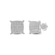 Load image into Gallery viewer, Jewelili Sterling Silver with 1/4 CTTW Natural White Round Diamond&#39;s Mens Stud Earrings
