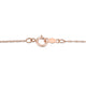 Load image into Gallery viewer, Jewelili 10K Rose Gold 1/4 Cttw Natural White Round and Baguette Diamond Pendant Necklace
