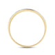 Load image into Gallery viewer, Jewelili 10K Yellow Gold 1/20 Cttw Natural White Round Diamonds Stackable Eternity Bands Ring

