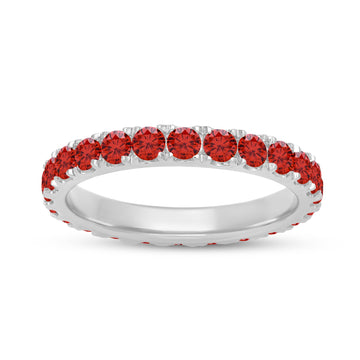 Men's Sterling Silver Garnet Ring - 55 Carat Natural Oval January Birthstone Ring, Size 4-13
