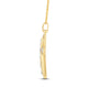 Load image into Gallery viewer, Jewelili 14K Yellow Gold over Sterling Silver with 1/2 CTTW Diamonds Pendant Necklace
