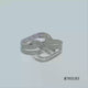 Load and play video in Gallery viewer, Jewelili Sterling Silver With 1/3 CTTW Natural White Diamond Crossover Ring
