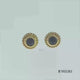 Load and play video in Gallery viewer, Jewelili 10K Yellow Gold with Natural Round Blue Sapphire Stud Earrings
