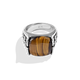 Load image into Gallery viewer, Star Wars™ Fine Jewelry THE WOOKIEE MEN&#39;S RING  Tiger Eye Gemstone Silver
