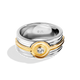Load image into Gallery viewer, Star Wars™ Fine Jewelry THREEPIO SERIES MEN&#39;S RING 1/6 CT.TW. White Diamonds Two Tone Silver and 10K Yellow Gold
