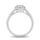 Load image into Gallery viewer, Jewelili Ring with Diamonds in 10K White Gold 3/8 CTTW View 4
