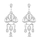 Load image into Gallery viewer, Enchanted Disney Fine Jewelry Cinderella Carriage Earrings in 14k White Gold 1 3/8 CTTW
