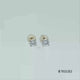 Load and play video in Gallery viewer, Jewelili 10K Yellow Gold with Cubic Zirconia Stud Earrings
