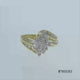 Load and play video in Gallery viewer, Jewelili 10K Yellow Gold With 1/2 CTTW Diamonds Cluster Ring
