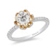 Load image into Gallery viewer, Enchanted Disney Fine Jewelry 14K White Gold and Yellow Gold with 1 1/4CTTW Tiana Engagement Ring
