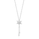 Load image into Gallery viewer, Enchanted Disney Fine Jewelry Sterling Silver 1/10 Cttw Elsa Snowflake Necklace

