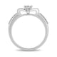 Load image into Gallery viewer, Enchanted Disney Fine Jewelry 10K White Gold 1/4Cttw Snow White Promise Ring
