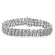 Load image into Gallery viewer, Jewelili Diamond Tennis Bracelet Round Silver Over Brass With 2 CTTW
