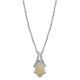 Load image into Gallery viewer, Jewelili Sterling Silver With Ethiopian Opal and Diamonds Teardrop Pendant Necklace
