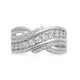 Load image into Gallery viewer, Jewelili Ring with Natural Diamonds Sterling Silver 1/10 CTTW View 2
