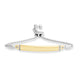 Load image into Gallery viewer, Jewelili Bolo Bracelet with Natural White Diamonds in Yellow Gold over Sterling Silver View 1
