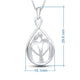 Load image into Gallery viewer, Jewelili Sterling Silver With Parents and One Child Family Pendant Necklace
