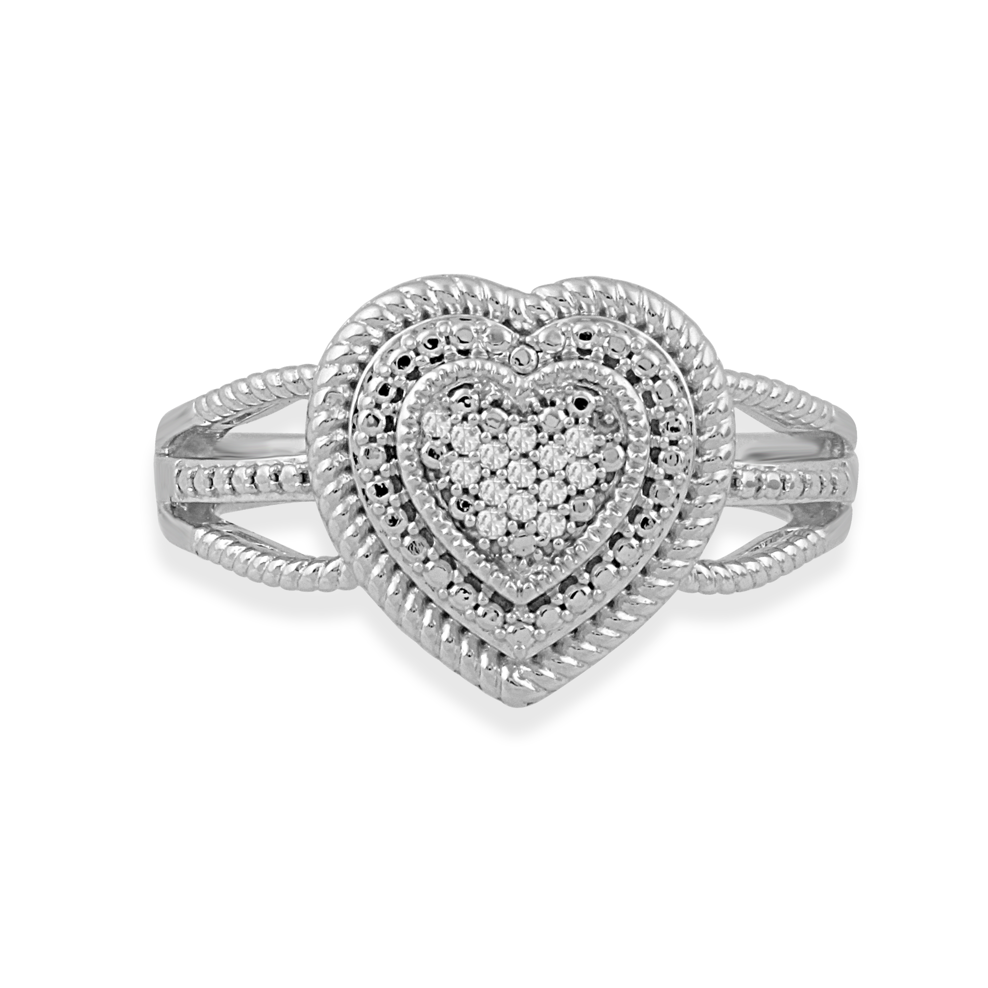 Mathing Rings Snap Heart Heart Promise Rings