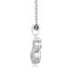 Load image into Gallery viewer, Jewelili Sterling Silver with Diamonds Paw Pendant Necklace
