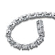Load image into Gallery viewer, Jewelili Tennis Bracelet in Sterling Silver with Natural White Diamonds 1/10 CTTW View 3
