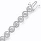 Load image into Gallery viewer, Jewelili Diamond Tennis Bracelet in Sterling Silver with 1/2 CTTW View 1
