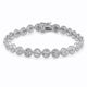 Load image into Gallery viewer, Jewelili Diamond Tennis Bracelet in Sterling Silver with 1/2 CTTW
