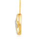 Load image into Gallery viewer, Jewelili 10K Yellow Gold 1/10 CTTW Natural White Round Diamonds Pendant Necklace
