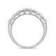 Load image into Gallery viewer, Jewelili Ring with White Round Diamonds in Sterling Silver 1/10 CTTW View 3
