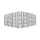 Load image into Gallery viewer, Jewelili Ring with White Round Diamonds in Sterling Silver 1/10 CTTW View 1
