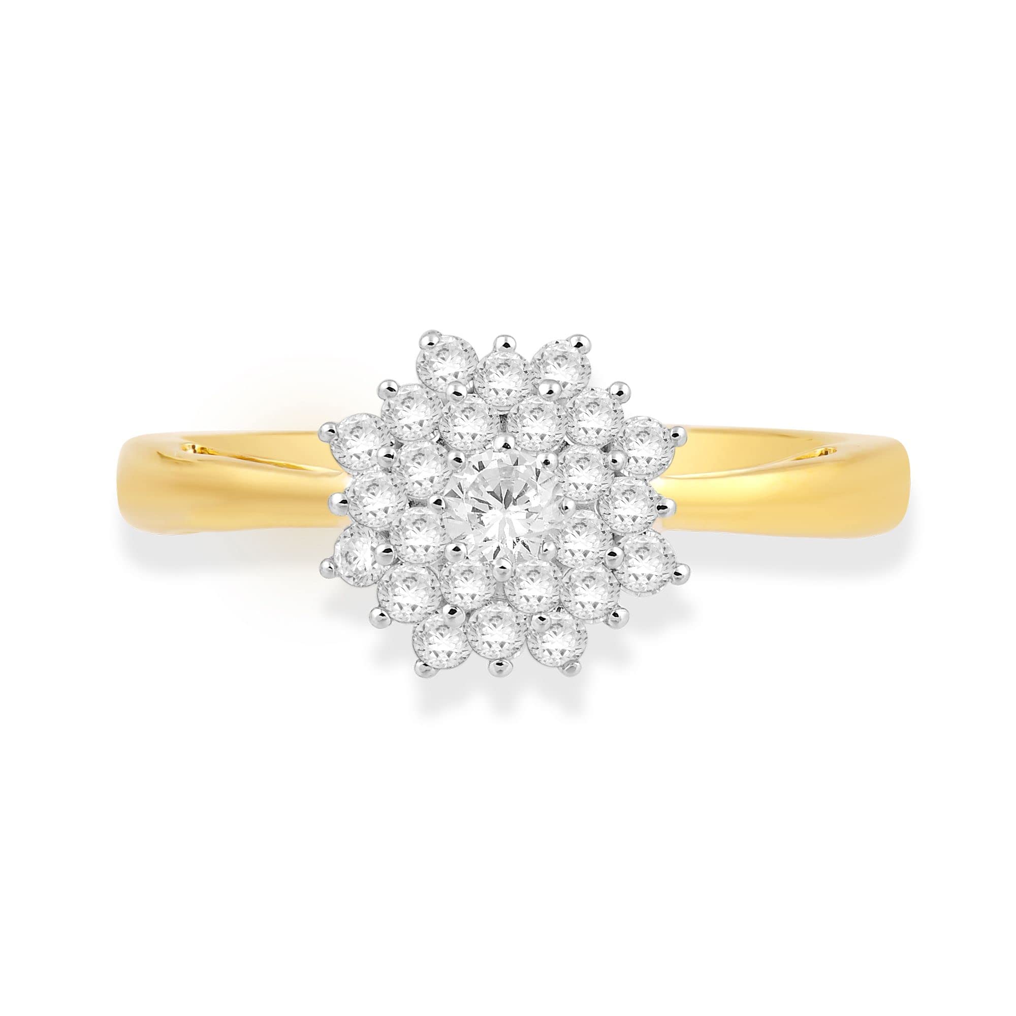 Large Diamond Lily Ring – Graziela Gems