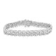 Load image into Gallery viewer, Jewelili Link Bracelet in Sterling Silver with Natural Round Diamonds 1.00 CTTW View 1
