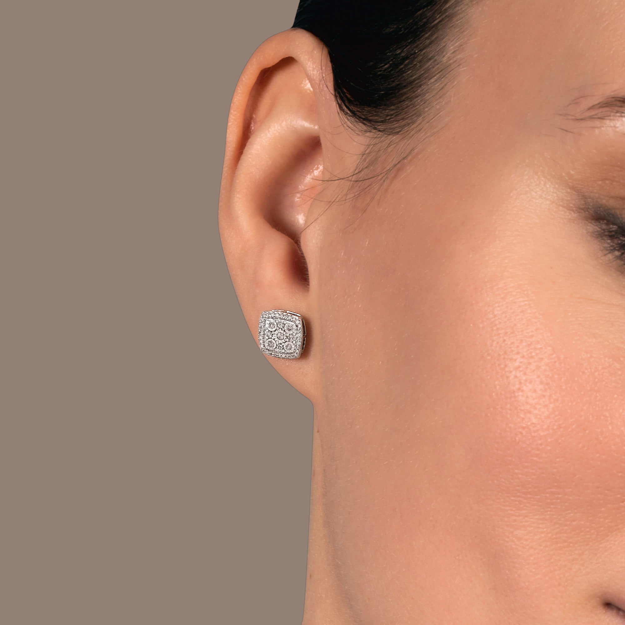 Kairangi Crystal Drop Earrings for Women Black Crystal Earrings Square –  YellowChimes