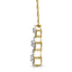 Load image into Gallery viewer, Jewelili Diamond Pendant Necklace in 10K Yellow Gold 1/2 CTTW View 2
