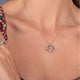 Load image into Gallery viewer, Jewelili 14K Rose Gold over Sterling Silver 1/10 CTTW Diamonds Heart Pendant Necklace
