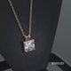 Load and play video in Gallery viewer, Jewelili 10K Yellow Gold With Cubic Zirconia Solitaire Pendant Necklace
