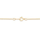 Load image into Gallery viewer, Jewelili 10K Yellow Gold With 1/4 CTTW Natural White Diamond Cluster Pendant Necklace

