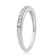 Load image into Gallery viewer, Jewelili Anniversary Ring with Diamonds in 10K White Gold 1/6 CTTW View 4

