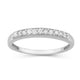 Load image into Gallery viewer, Jewelili Anniversary Ring with Diamonds in 10K White Gold 1/6 CTTW View 1
