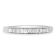 Load image into Gallery viewer, Jewelili Anniversary Ring with Diamonds in 10K White Gold 1/6 CTTW View 2
