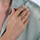 Load image into Gallery viewer, Enchanted Disney Fine Jewelry 14K White Gold 1/10 CTTW Cinderella Carriage Ring

