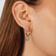 Load image into Gallery viewer, Enchanted Disney Fine Jewelry 10K Yellow Gold 1/5 Cttw Jasmine Earrings
