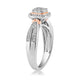 Load image into Gallery viewer, Jewelili Rose Gold Over Sterling Silver With 1/3 CTTW Natural Round Diamonds Engagement Ring
