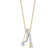 Load image into Gallery viewer, Enchanted Disney Fine Jewelry 14k Yellow Gold 1/8cttw Merida Bow and Arrow Pendant
