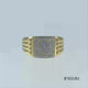 Load and play video in Gallery viewer, Jewelili Yellow Gold Over Sterling Silver With 1/10 CTTW Natural Round Diamonds Men's Ring
