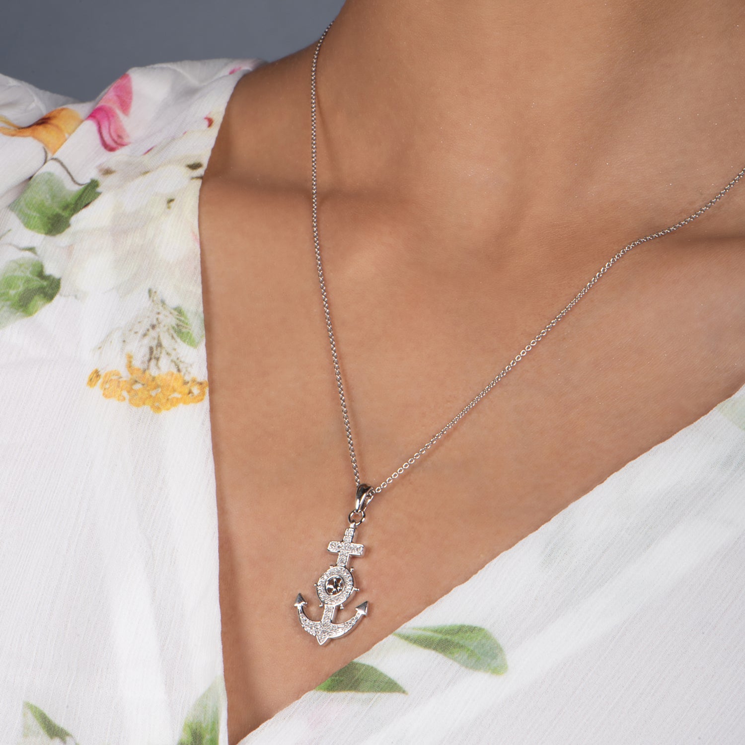 Effy Men's Sterling Silver Swordfish and Anchor Pendant – effyjewelry.com